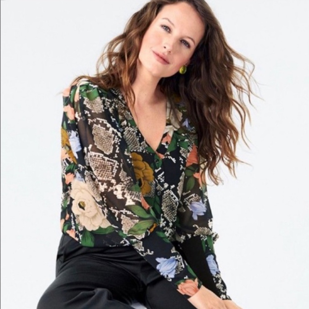 🖤 Cabi Snake Charmer Blouse, Size: Xs #3762